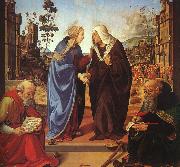 Piero di Cosimo The Visitation and Two Saints France oil painting artist